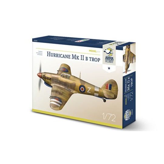 Maquette d'avion en plastique Hurricane Mk II b trop Model Kit 1/72 Maquette d'avion en plastique Hurricane Mk II b trop Model Kit 1/72