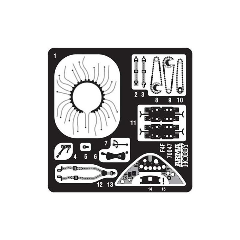 Maquette d'avion en plastique FM-1 & FM-2 Wildcat Deluxe Set 1/72