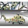 Maquette d'hélicoptère en plastique Mi-24V/VP Hind E 1/72