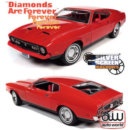 Voiture miniature Die Cast au1/18 Ford Mustang Mach 1 007 1/18 Voiture miniature Die Cast au1/18 Ford Mustang Mach 1 007 1/18