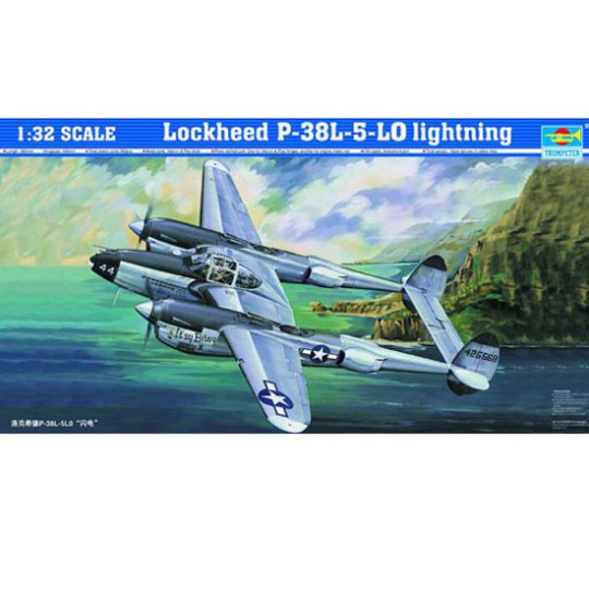 Maquette d'avion en plastique P-38L-5-LO LIGHTNING Maquette d'avion en plastique P-38L-5-LO LIGHTNING