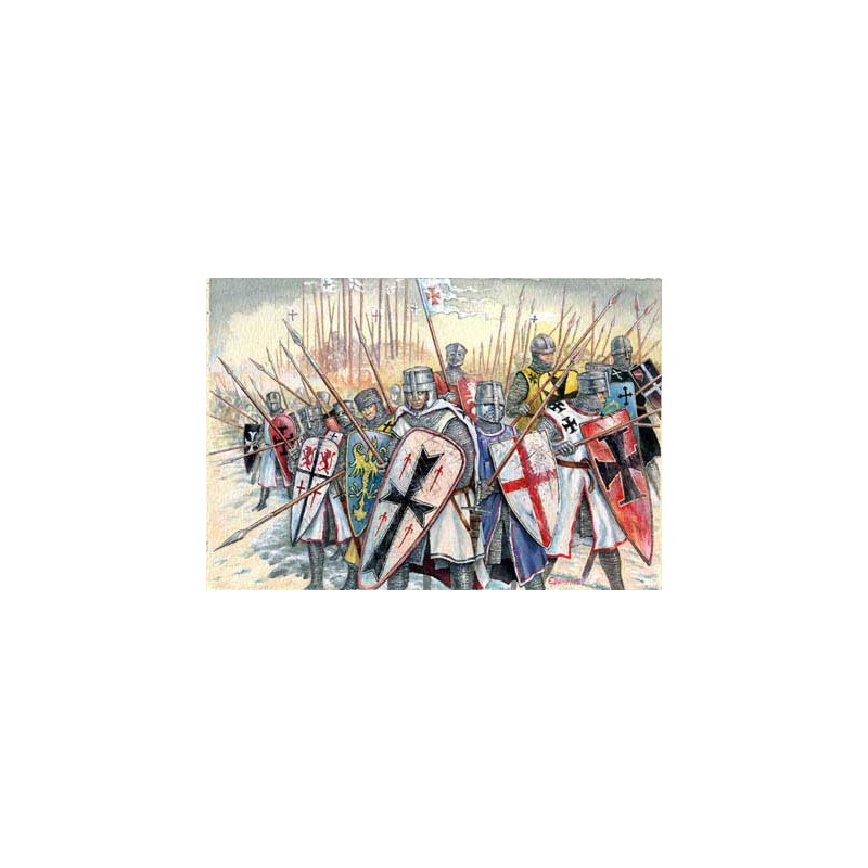 Figurine CHEVALIERS A PIEDS 1/72