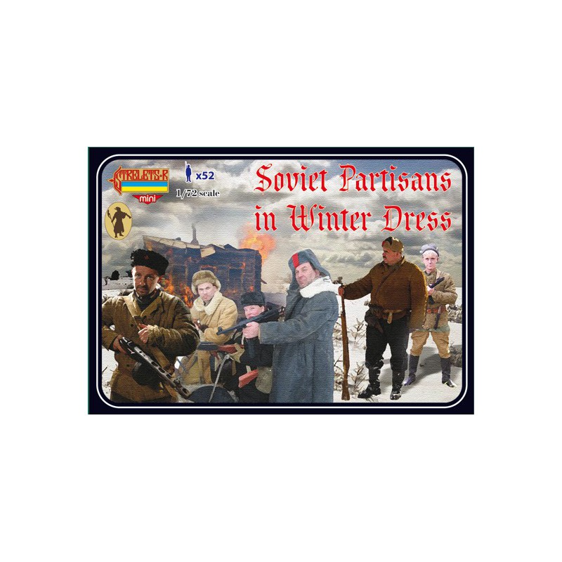 Figurine PartisansSoviétiques Hiver1/72