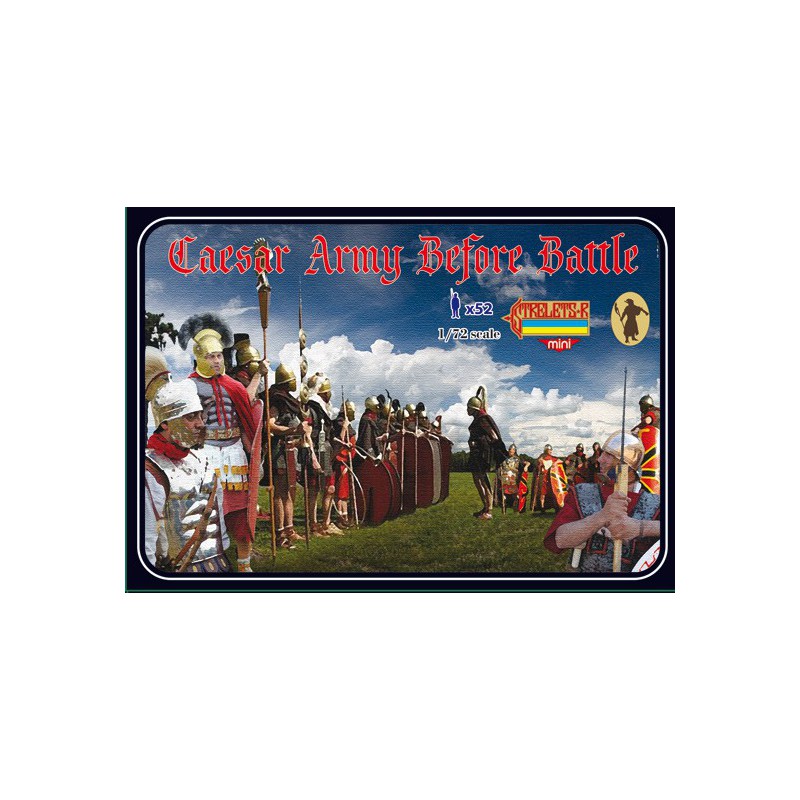 Figurine Armée César avt bataille1/72