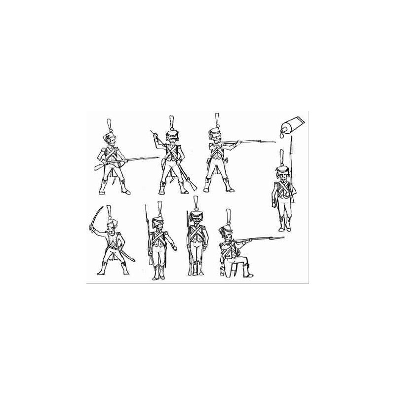 Figurine Voltigeurs Français 28mm