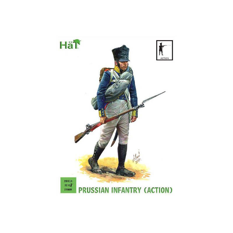 Figurine INFANTERIE PRUSSE ACTION 28mm