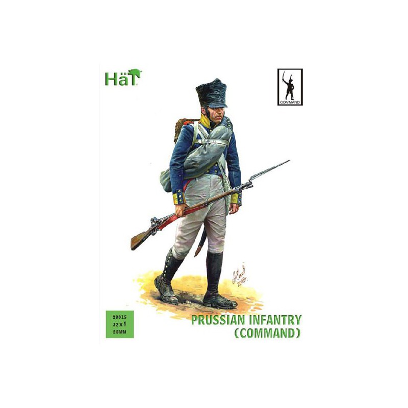 Figurine COMMANDEMENT INF. PRUSSE 28mm