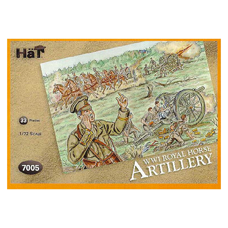 Figurine ARTILLER. BRITANNIQUE WWI 1/72