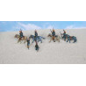 Figurine CAVALIERS GUERRE ZOULOUS 1/72