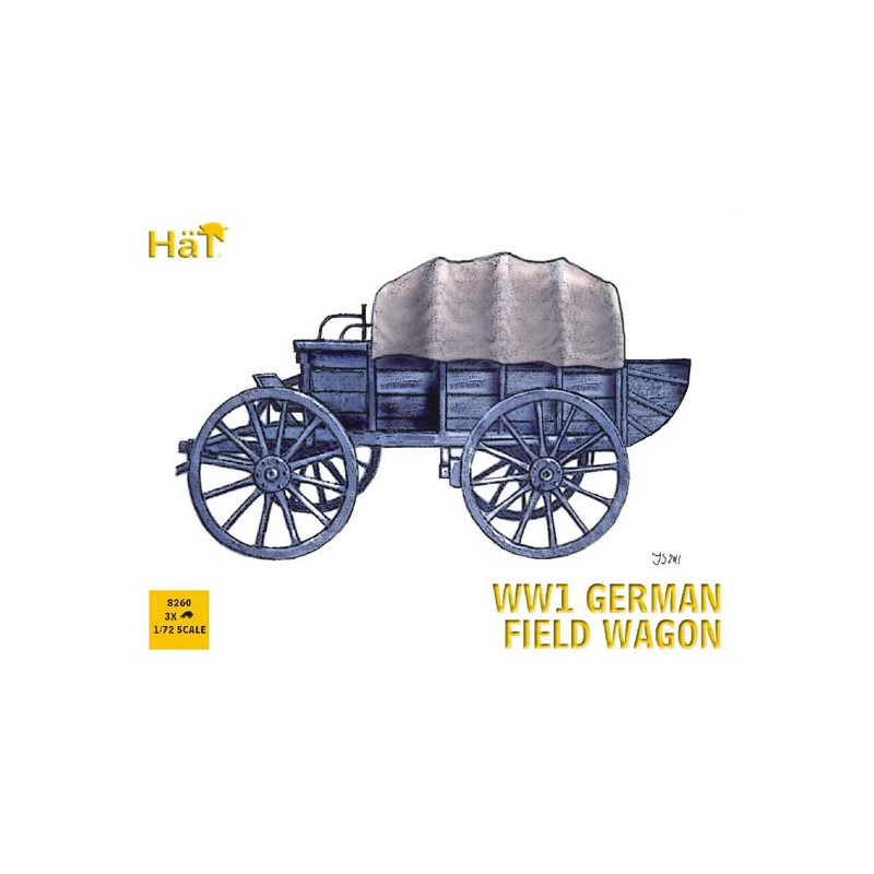 Figurine German Wagon WWI 1/72