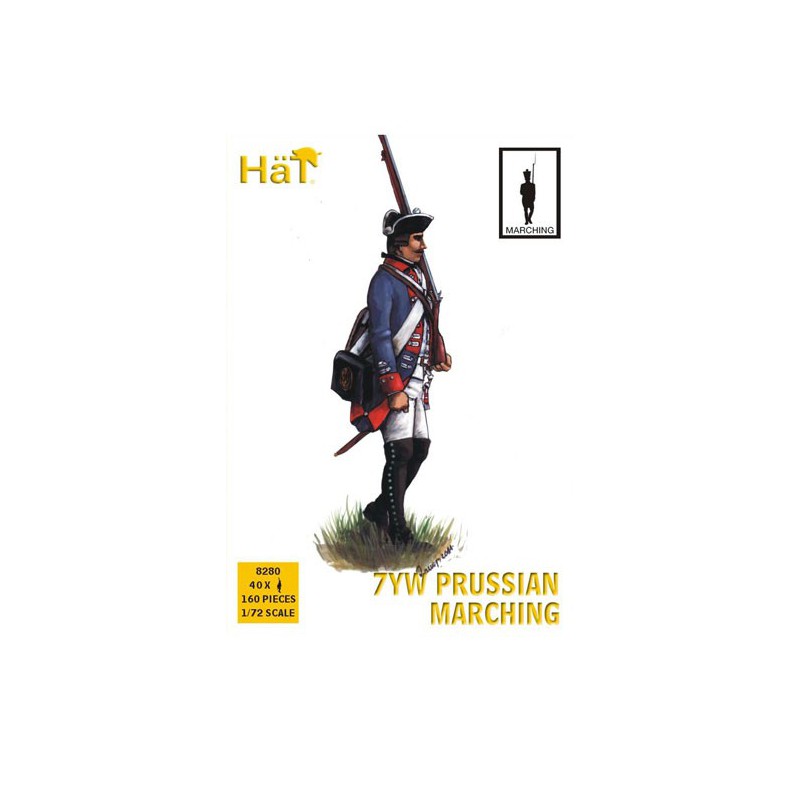 Figurine Infanterie Prusse en marche 1/72