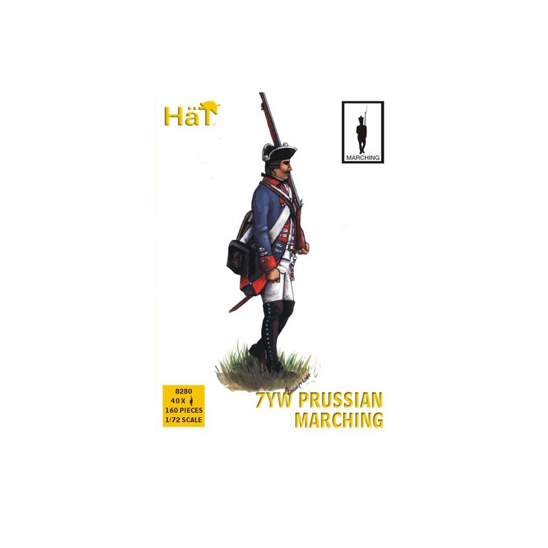 Figurine Infanterie Prusse en marche 1/72