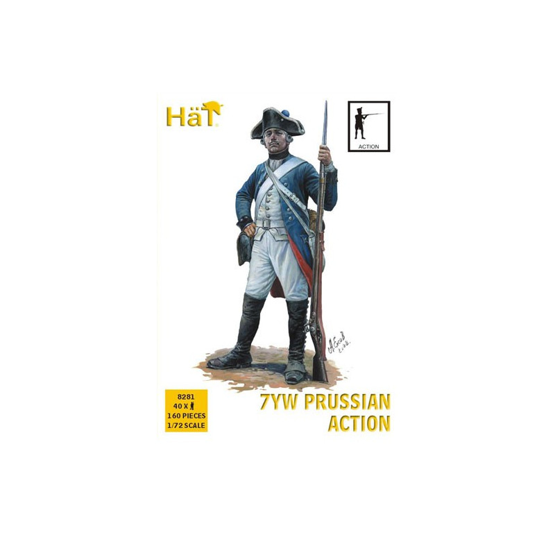 Figurine Infanterie Prusse en action 1/72