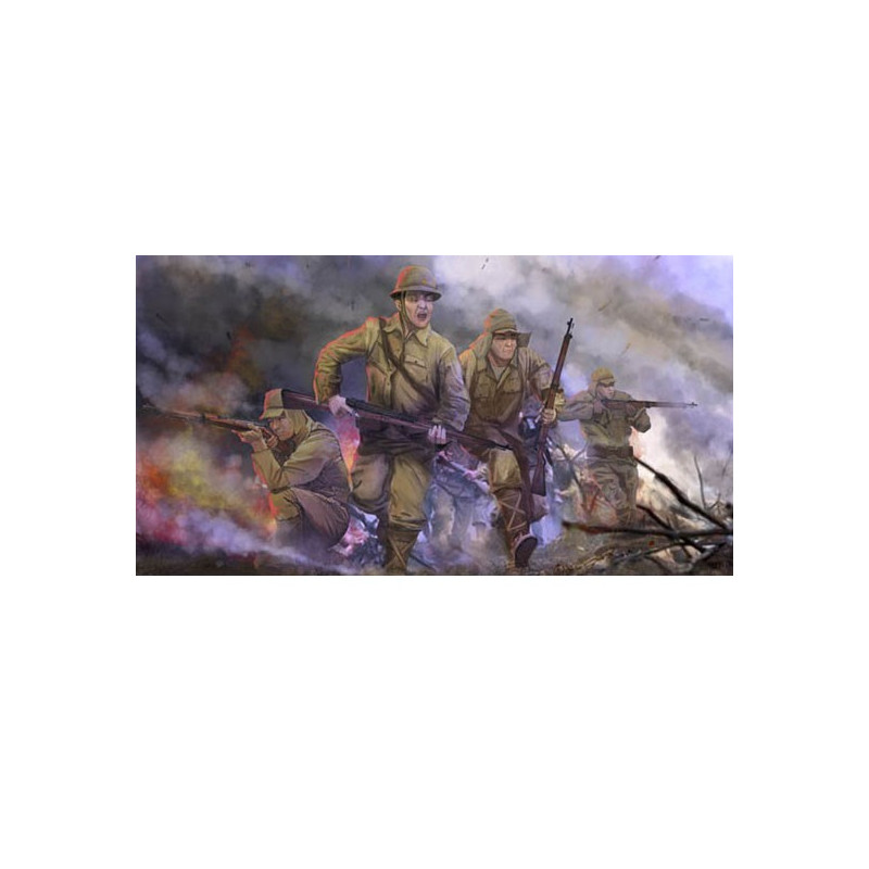 Figurine Armée Japonaise WWII 1/72