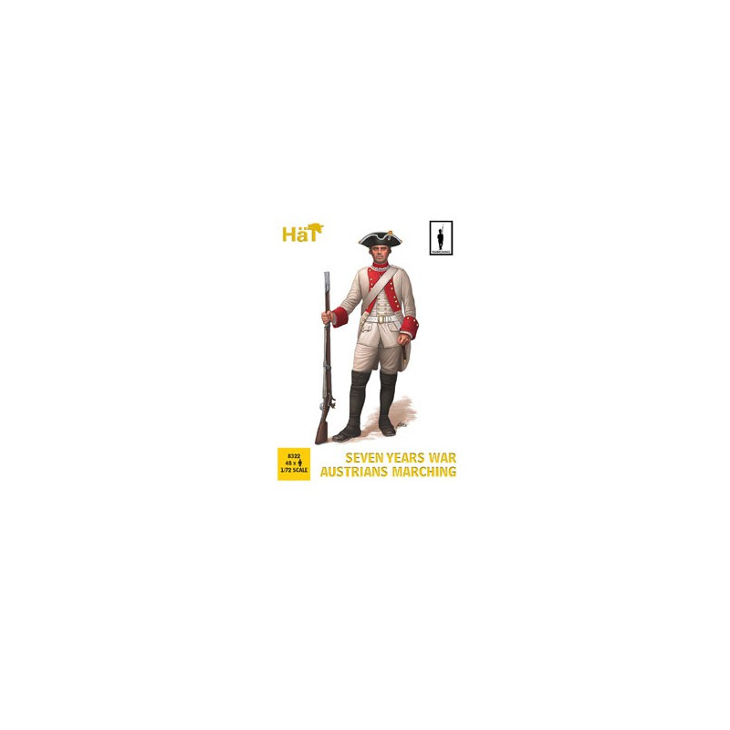 Figurine Seven years war Austrians marching 1/72