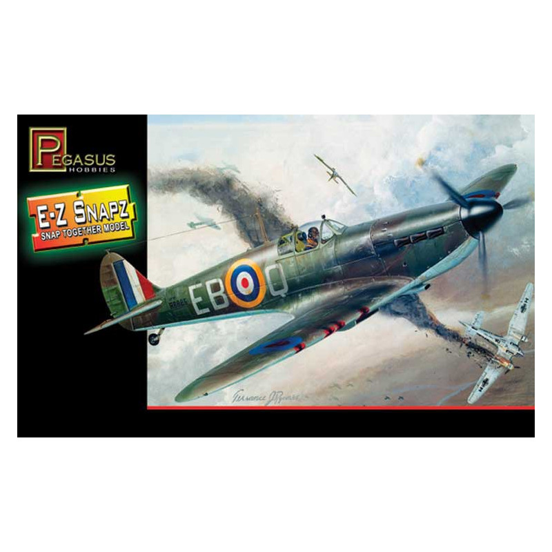 Maquette d'avion en plastique E-Z BuiltKit SPITFIRE MK1 1/48