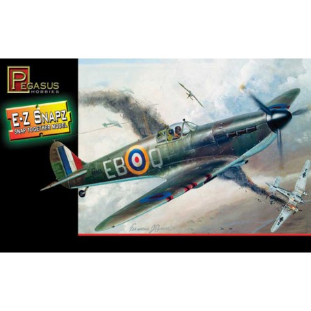 Maquette d'avion en plastique E-Z BuiltKit SPITFIRE MK1 1/48 Maquette d'avion en plastique E-Z BuiltKit SPITFIRE MK1 1/48