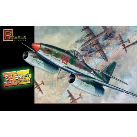 Maquette d'avion en plastique E-Z BuiltKit Me 262 1 /48 Maquette d'avion en plastique E-Z BuiltKit Me 262 1 /48