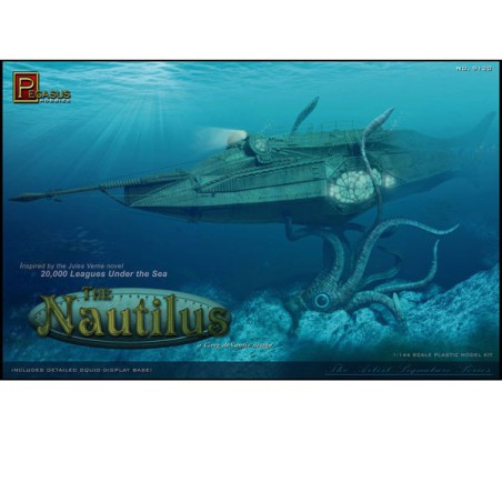 Modèle de science-fiction en plastique Nautilus Jules Vernes 1/144 Modèle de science-fiction en plastique Nautilus Jules Vernes 1/144