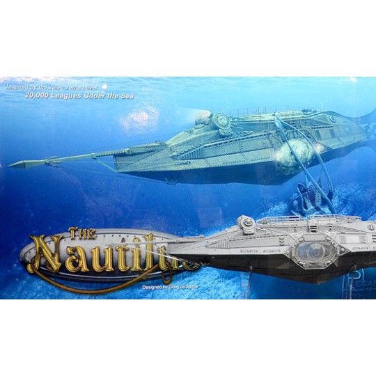 Modèle de science-fiction en plastique Nautilus Jules Vernes 1/144 Modèle de science-fiction en plastique Nautilus Jules Vernes 1/144