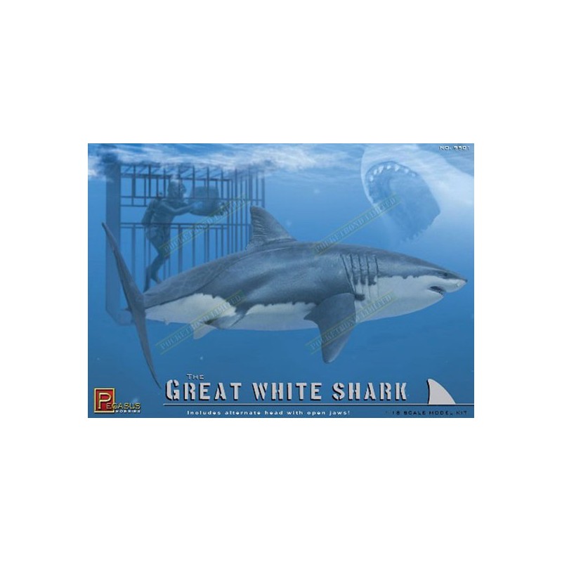 Figurine Great White Shark 1/18