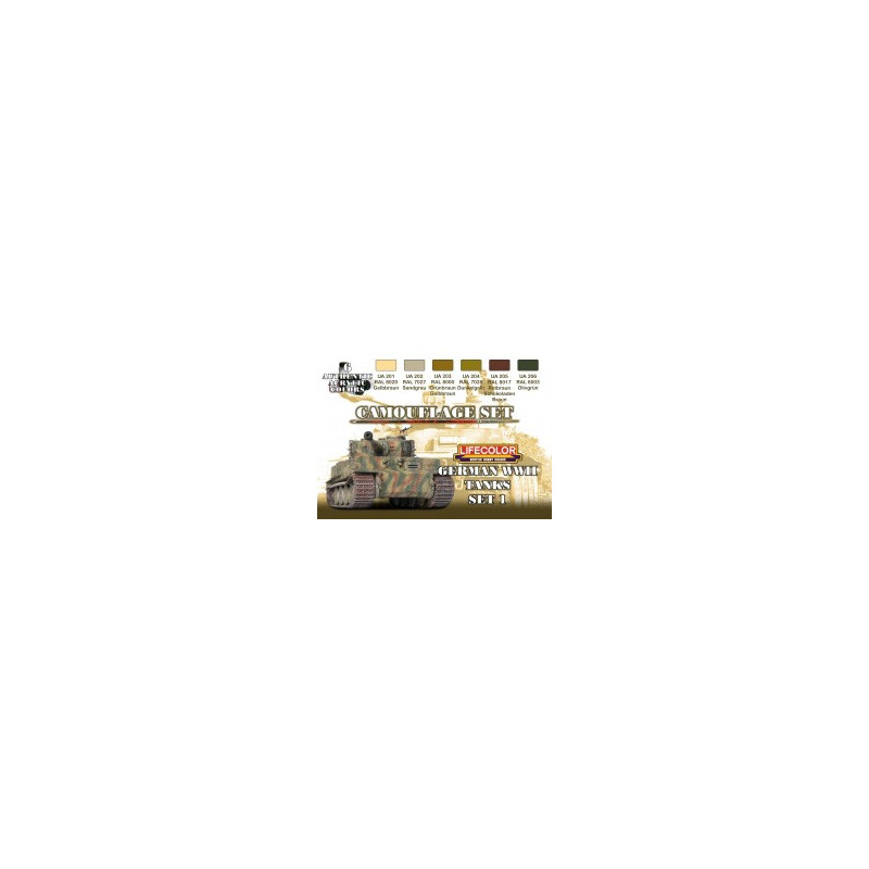 Peinture acrylique CAMOUFLAGE TANKS ALLEMANDS