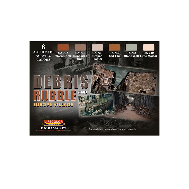 Peinture acrylique SET DEBRIS & GRAVATS