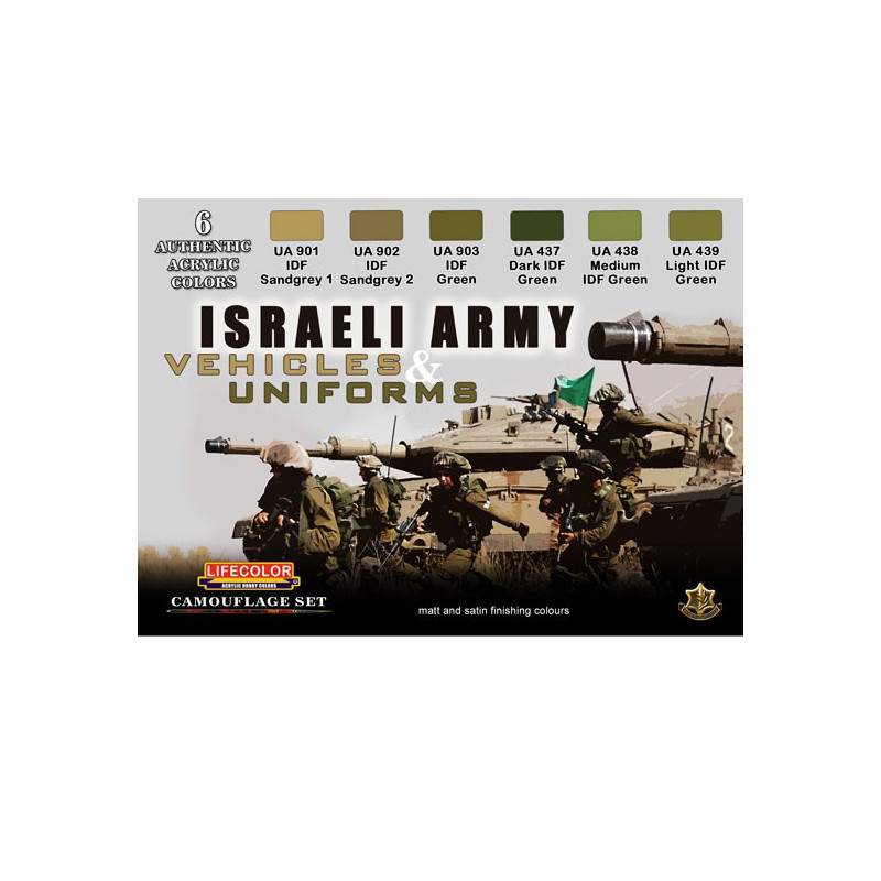 Peinture acrylique SET ARMEE ISRAEL