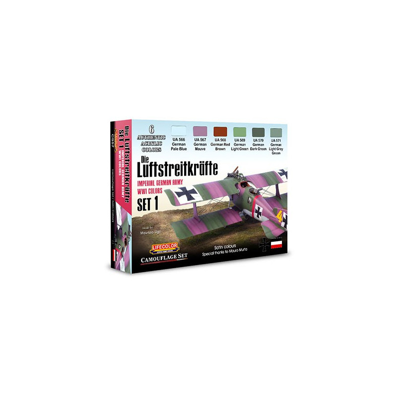 Peinture acrylique Imperial German Army WWI colors Set 1