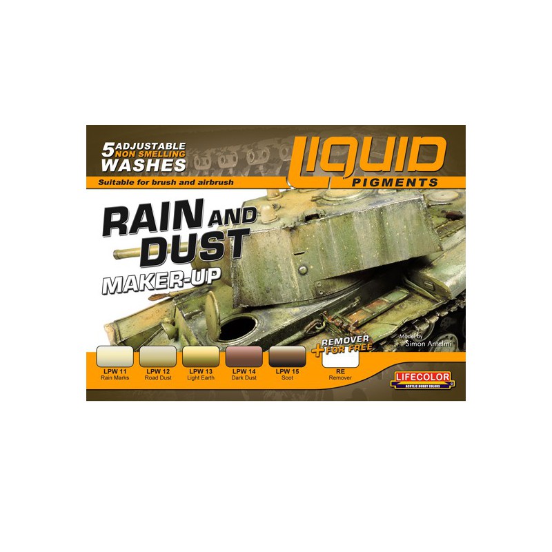 Peinture acrylique Pigments Pluie & Saletés