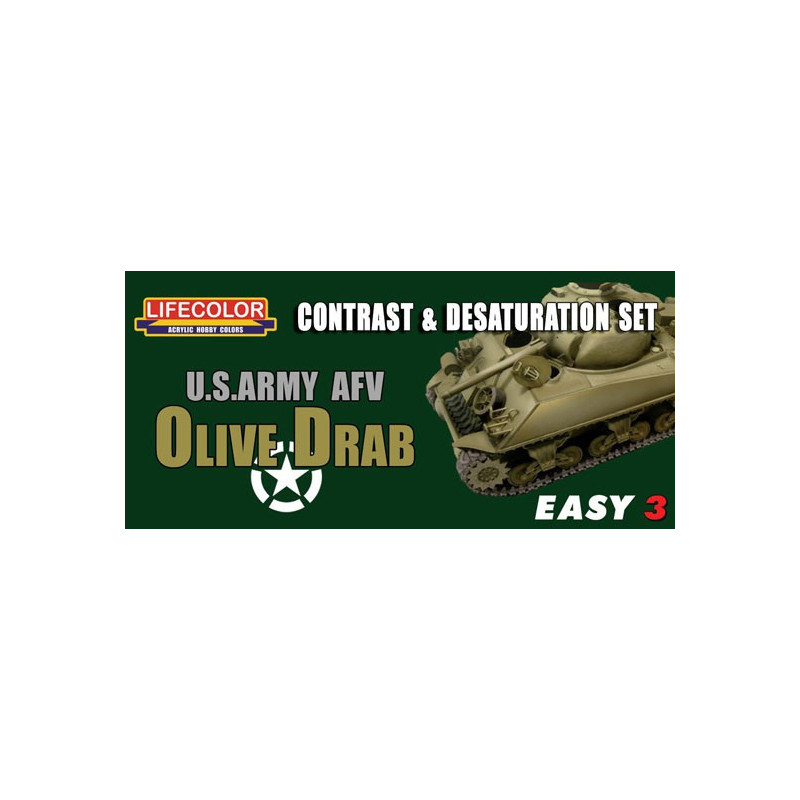 Peinture acrylique Easy 3 US Army Olive Drab