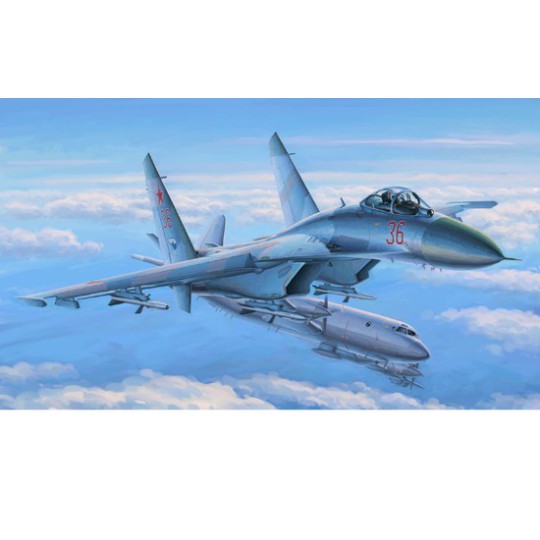 Maquette d'avion en plastique SU-27 Flanker Early 1/48 Maquette d'avion en plastique SU-27 Flanker Early 1/48