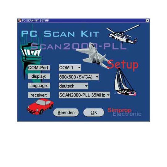 Accessoire pour radio PC SCAN-KIT