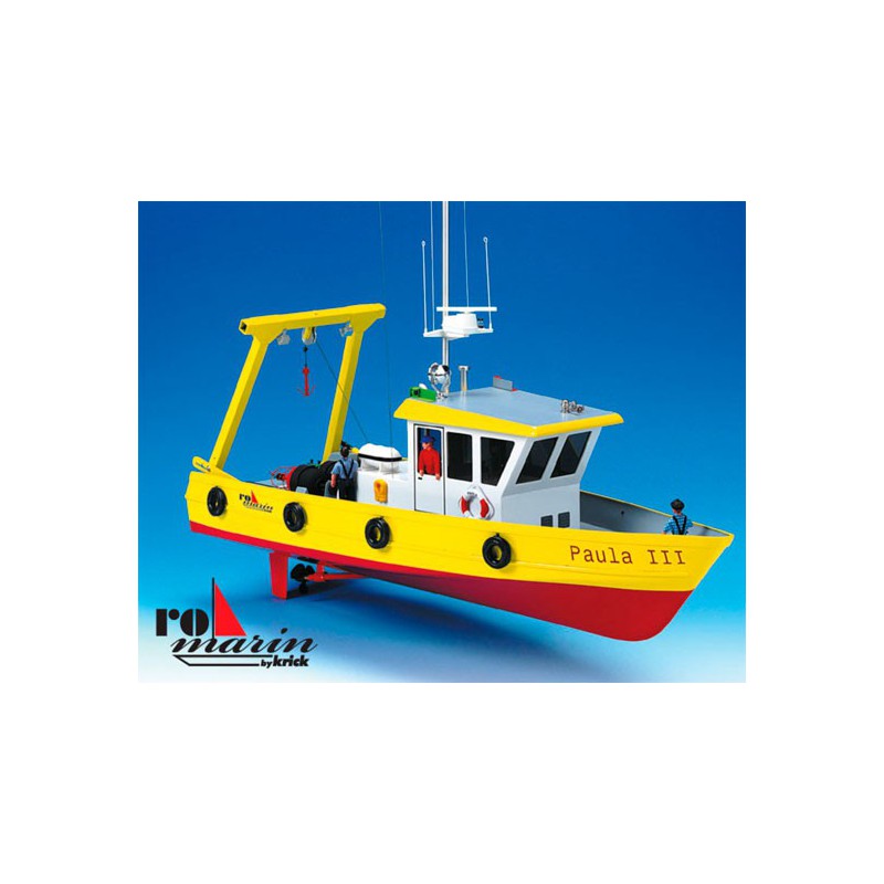 Bateau électrique radiocommandé Paula 1/25 en kit