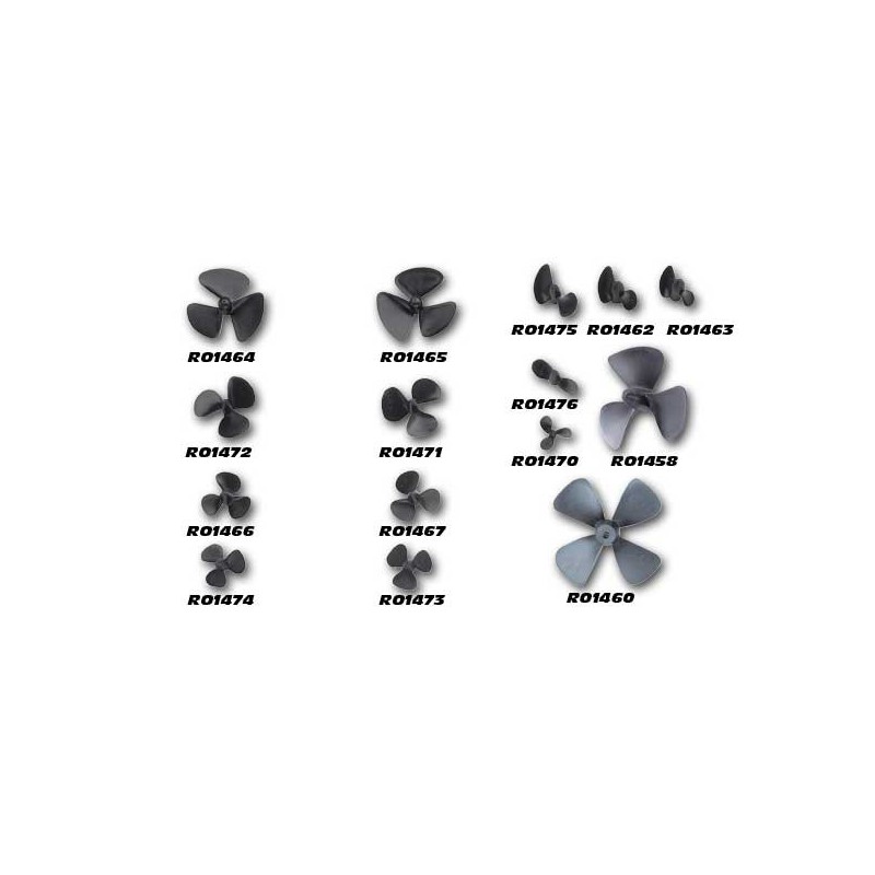 Accessoire pour bateau radiocommandé Hélice tripale 30mm rotation à droite