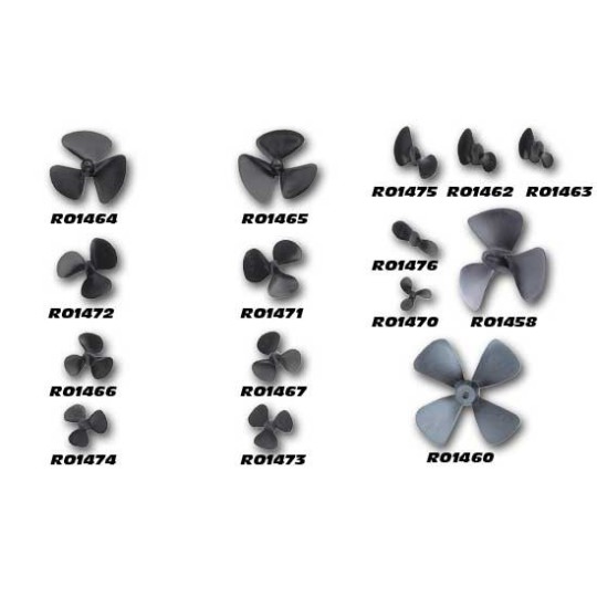 Accessoire pour bateau radiocommandé Hélice bipale 33mm rotation à droite