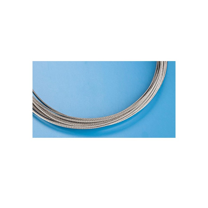 Accastillage de bateau Câble inox tressé DIA 0,5mmx10