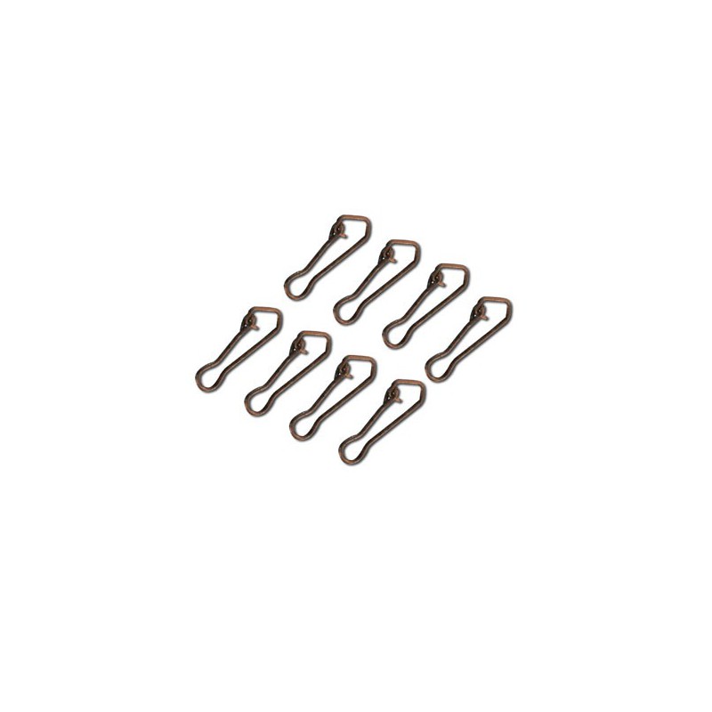 Accastillage de bateau Mousquetons 12mm (8 pièces)