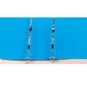 Accastillage de bateau Tendeurs de haubans M3x70mm Accastillage de bateau Tendeurs de haubans M3x70mm