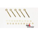 Accastillage de bateau Crochets à visser M2,5x30mm (5 pièces) Accastillage de bateau Crochets à visser M2,5x30mm (5 pièces)