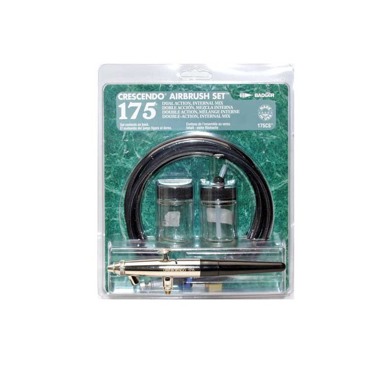 Aerographe pour maquette BADGER CRESCENDO DE LUXE - BLISTER