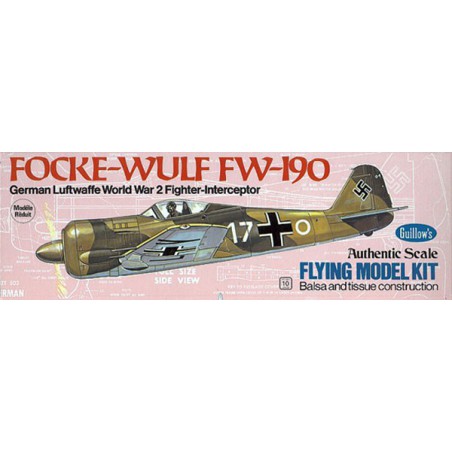Avion de vol libre radiocommandé FOCKE WULF FW-190 Avion de vol libre radiocommandé FOCKE WULF FW-190