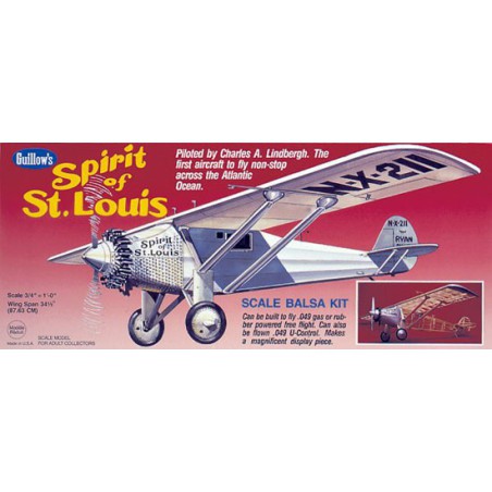 Avion de vol libre radiocommandé SPIRIT OF ST LOUIS Avion de vol libre radiocommandé SPIRIT OF ST LOUIS