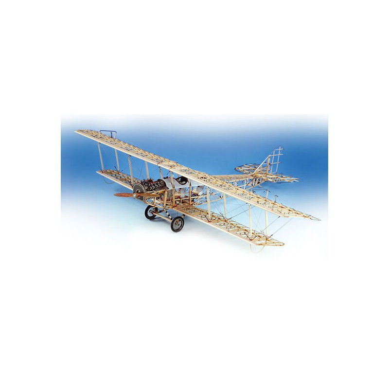 Maquette d'avion en bois CURTISS JN-4D JENNY 1/16