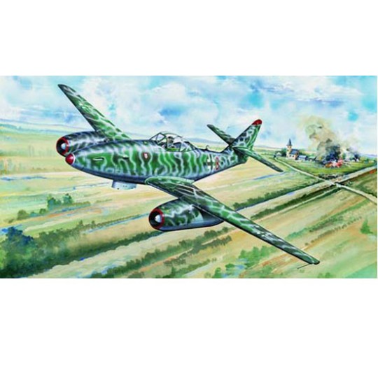 Maquette d'avion en plastique MESSERSCHMITT ME 262 A-2A Maquette d'avion en plastique MESSERSCHMITT ME 262 A-2A