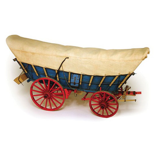 Maquette en bois à construire WAGON CONESTOGA 1/12 Maquette en bois à construire WAGON CONESTOGA 1/12