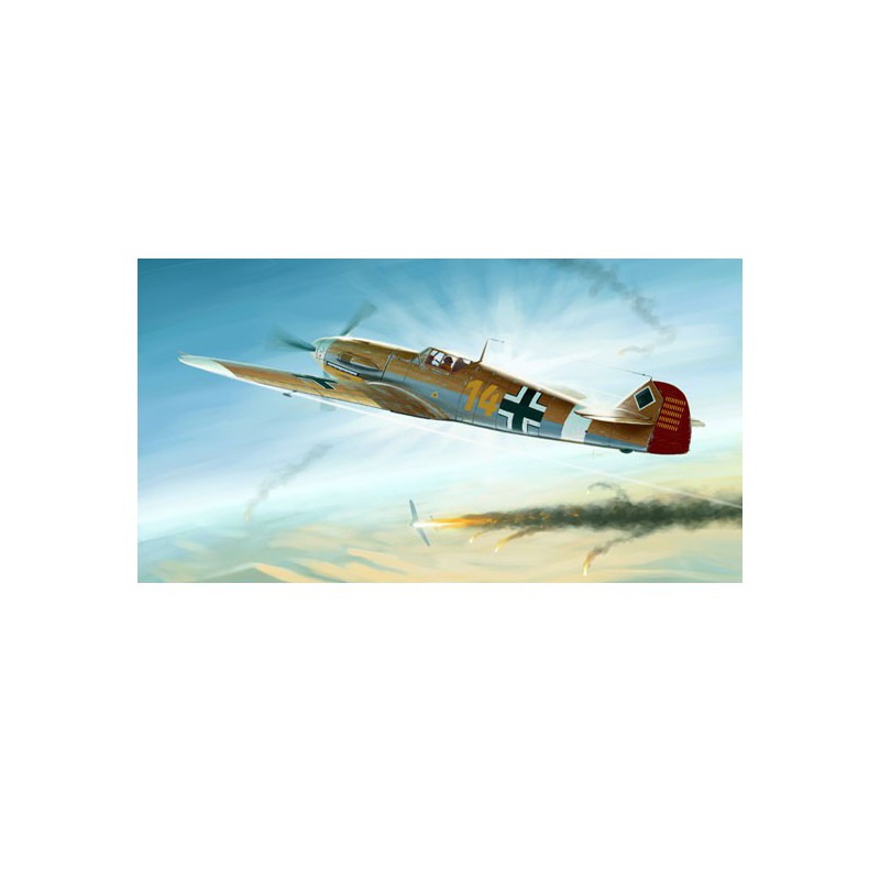 Maquette d'avion en plastique MESSERSCHMITT BF 109F-4/TROP