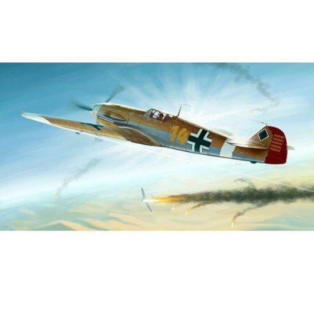 Maquette d'avion en plastique MESSERSCHMITT BF 109F-4/TROP Maquette d'avion en plastique MESSERSCHMITT BF 109F-4/TROP