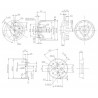 Moteur électrique radiocommandé Moteur DM4330 Kv340