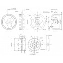 Moteur électrique radiocommandé Moteur DM5330 Kv200